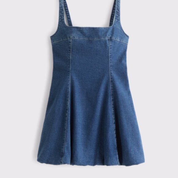 Abercrombie & Fitch Dresses & Skirts - Abercrombie Denim Bubble Dress
